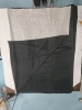 New | Black Polyester / Grey Felt Extra Extra Large Fabric Sample | Measuers Approximately 410" x 58" ( 34' x 4' 9" - 2