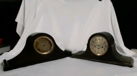 2 Vintage Mantle Clock Cases
