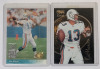 NFL Football Miami Dolphins Dan Marino Trading Card Lot , Ten (10) Cards in Protective Top Loaders - 4