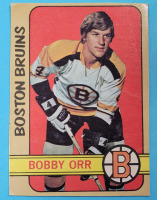 1972 - 73 O Pee Chee Bobby Orr #129 NHL Hockey Trading Card . See Photos for Condition , Appears to have been trimmed