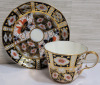 Aynsley Imari Cup & Saucer and Aynsley Pink Roses Cup . All Three (3) Pieces Ring True . No chips or cracks , some minor wear to gold trim - 3