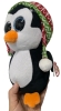 3 New/As-New Winter-Themed Plush Toys | Aurora Holiday Nappers "Esmeralda", TY Beanie Boos "Penelope" & TY Attic Treasures Attic Collection "Chillings" | Up to 9.5" Tall. - 2