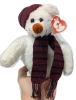 3 New/As-New Winter-Themed Plush Toys | Aurora Holiday Nappers "Esmeralda", TY Beanie Boos "Penelope" & TY Attic Treasures Attic Collection "Chillings" | Up to 9.5" Tall. - 3