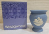 Wedgwood Jasperware Pale Blue Posy Pot Cameo with Box . Measures 4" tall . No chips or cracks