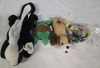 8 Stuffed Animals | 4 Ty Beanie Babies & 4 Unbranded Stuffed Animals | Ranging In Size From 3" - 11" Long - 2