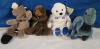 8 Stuffed Animals | 4 Ty Beanie Babies & 4 Unbranded Stuffed Animals | Ranging In Size From 3" - 11" Long - 3