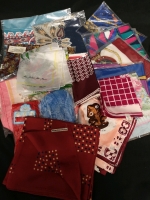 18 Mostly New Assorted Scarves - Some Signed