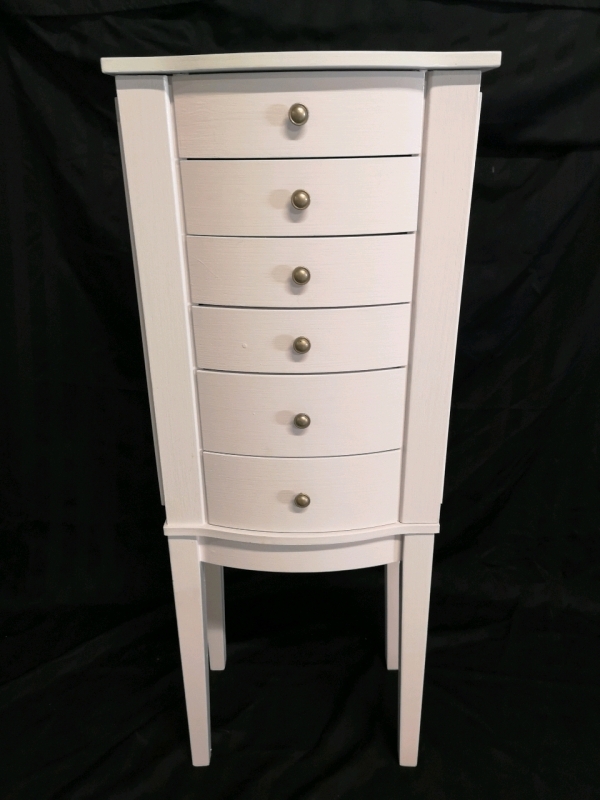 Large 3 ft 2" Jewelry Cabinet + Filled with Jewelry