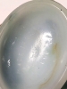Gorgeous Vintage Signed Akro Agate Green Blue Orange White Slag Glass Lily Vase | 4.25" H - 6