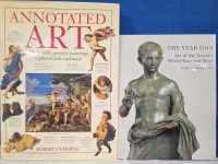 1995-2000 2 Vintage Hardcover Books | Annotated Art: The Worlds Greatest Paintings Explored & Explained | & The Year One: Art Of The Ancient World East & West; The Metropolitan Museum Of Art