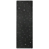 New PopFlexActive Vegan Suede Yoga Mat - Black Starry | 183 cm x 61 cm x 0.6 cm | Retails for Over $75! - 2