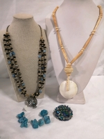 Stunning Brooch + Statement Necklaces