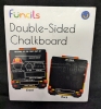 New Funcils First Day of School Board (11 x 13") - First Day of School Chalkboard Firetruck Design. - 2