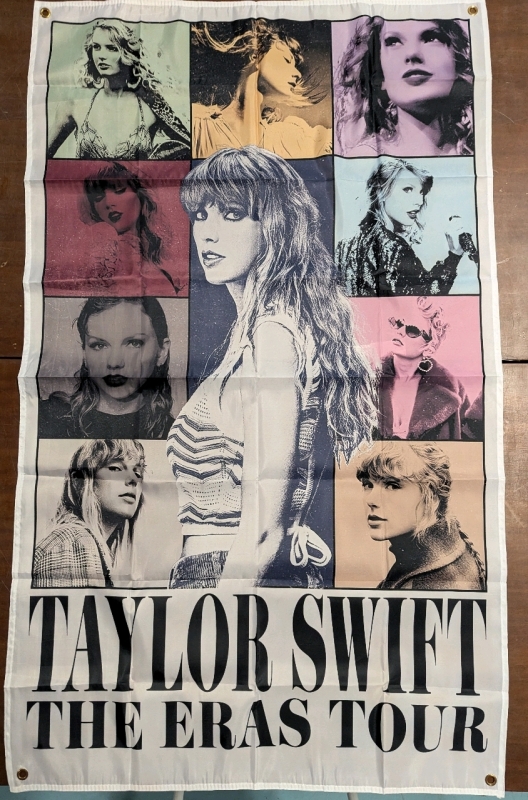 New AOLDHYY Taylor Swift Flag Eras Tour Wall Tapestry. 3' by 5'.