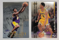 1998 - 99 NBA Basketball Topps Finest #175 & Fleer Brilliants #70 Kobe Bryant 3rd. Year Trading Cards .
