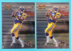 1999 Topps Bowmans Best NFL Football Rookie Trading Card Lot . Torry Holt ×2 , Daunte Culpepper , Donovan McNabb & Tim Couch - 2