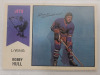 1974 - 75 O Pee Chee WHA hockey Trading Card Singles . Includes Card #1 Howe Family & #50 Bobby Hull . 49 Trading Cards - 3