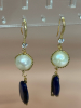 Natural Fresh Water Pearl Hook Drop Dangle Earrings - 3