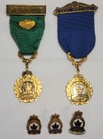 Royal Canadian Legion BR. #436 Service & Past President Medals and Legion Pins