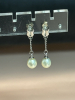 Fresh Water Pearl Drop Pierced Earrings - 3