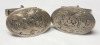 800 Silver Mens Cufflinks & Vintage Sterling Silver School Pin - 2