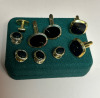 New Zealand Paua Shell Cuff Links Original Box Plus Black Onyx Sets - 3