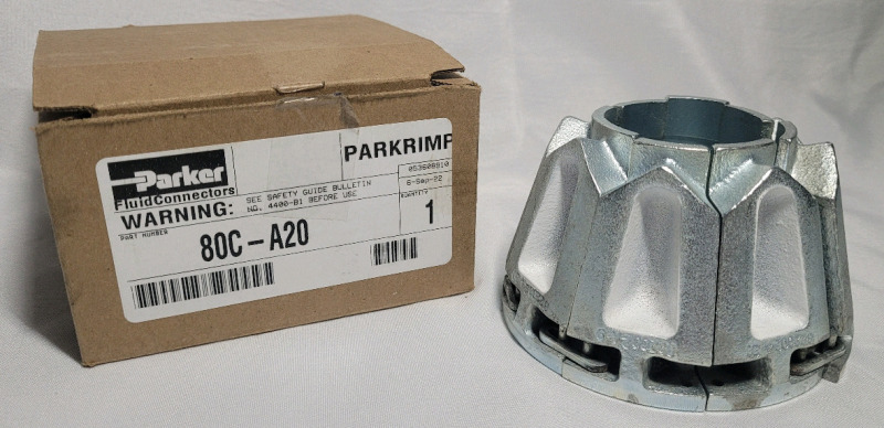 Parker Hose Crimping Tooling Parkrimp Die Sets , White , 80C-A20 - New