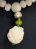 White Jade Bodhi Seed 108 Mantra Bead Necklace - 2