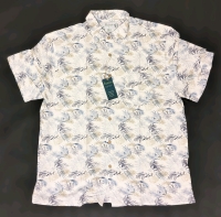 New Size XL | Solemar 100% Bamboo Hawaiian-Style Short Sleeve Button-Up Shirt