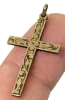 Gorgeous Gold Filled Jewelry: Signed GM F-14K Bracelet 7.5", Signed Ecco GF Cross 1.15" & Unstamped Non-Magnetic Cross 1" - 4