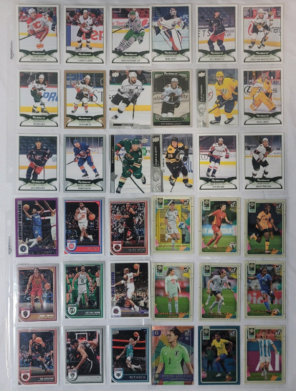 Multi-Sport Trading Card Singles . Hockey Women's Soccer , Basketball . 36 Cards