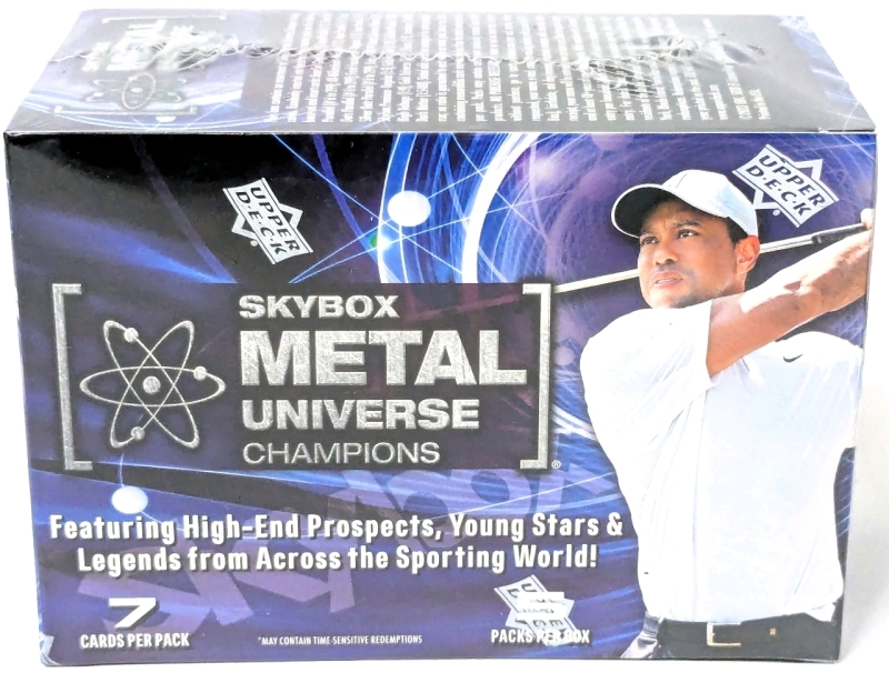 New Sealed | Upper Deck Skybox Metal Universe Champion Cars Box | 7 Cards per Pack, 5 Packs per Box (35 Cards Total)