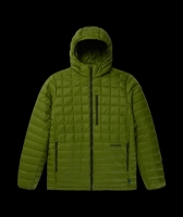 New Men's Size Medium | Burton Mens Mid-Heat Hooded Down Insulated Jacket | Calla Green | Retails for $299!