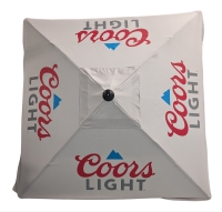 Giant! New Parasolutions Patio Umbrella COORS LIGHT Beer