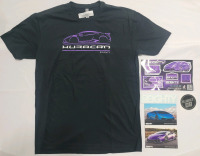 80Eighty Etch Huraca'n T-Shirt & 80Eighty Stickers and Postcards - New