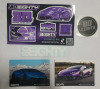 80Eighty Etch Huraca'n T-Shirt & 80Eighty Stickers and Postcards - New - 5