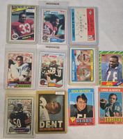 Vintage NFL Trading Card Singles | Craig, Lott, Winslow, Munoz, Smith, SingleTary, Dent, Butkus, Alworth | 11 Cards Total