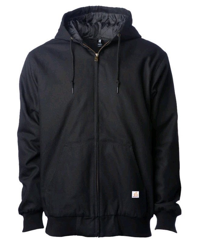 80Eighty Black HeartCars Jacket , 100% Cotton Canvas , Size L - New