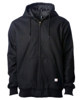 80Eighty Black HeartCars Jacket , 100% Cotton Canvas , Size L - New