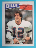 1987 Topps NFL Football Jim Kelly #372 Rookie Trading Card . See Photos for Condition