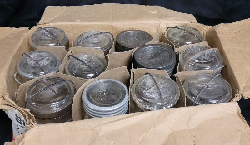 Vintage Ball , Corona & Perfect Seal 500ml Canning Jars , 12 Jars . Would benefit from cleaning before use