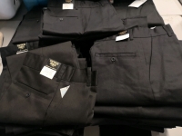 40 New Tactical Force sz 30 Men's Black Twill Work Pants FIT SMALL