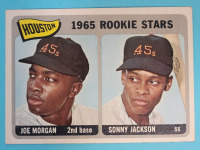 1965 Topps MLB Baseball #16 Joe Morgan & Sonny Jackson Rookie Trading Card . See Photos for Condition