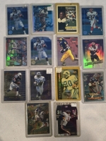 1990's NFL Running Back Trading Card Singles | Stewart, Watters, Smith, Carter, Williams, Sanders, Martin, James,Milburn & Salaam| * With Protective Sleeve * 14 Cards Total
