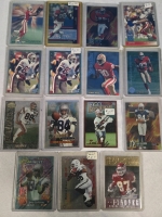 1990's NFL Wide Receiver Trading Card Singles | Jerry Rice, Galloway, Ismail, Owens, Scott | * With Protective Sleeve * 15 Cards Total