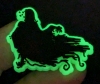 5 New Authentic Harry Potter Death Eater / Dark Arts / Deathly Hallows CROCS Jibbitz | Metal & Glow-in-the-Dark | Up to 1" x 1.75" - 5