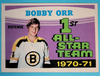 1971 - 72 O Pee Chee NHL Hockey #251 Bobby Orr 1st Team All-Star Trading Card . See Photos for Condition