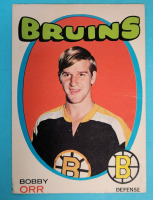 1971 - 72 O Pee Chee NHL Hockey #100 Bobby Orr Trading Card . See Photos for Condition , Bobby Orr stamped on back