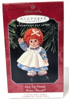 Vintage 1998 Hallmark Keepsake Ornament MOP TOP WENDY by Madame Alexander | 3 5" Tall