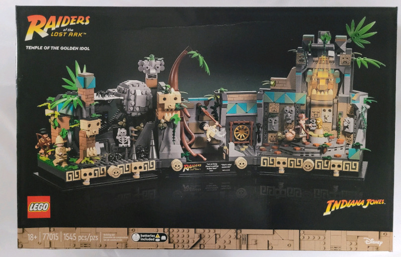 LEGO Raiders of the Lost Ark ' Temple of the Golden Idol ' Box Set # 77015 - New , Sealed